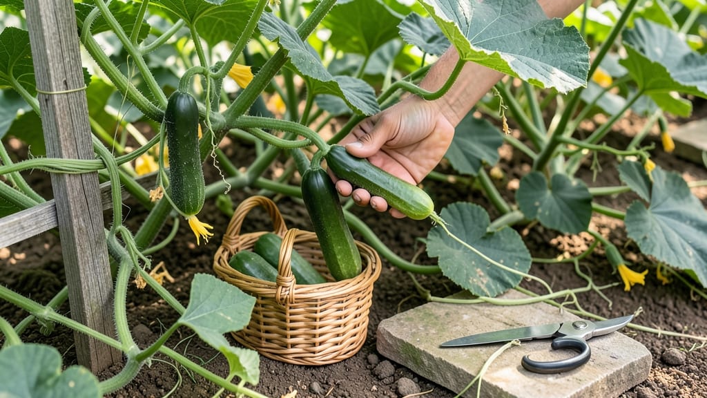 When to Pick Cucumbers From Garden: Size, Color & Texture Checklist for Peak Flavor