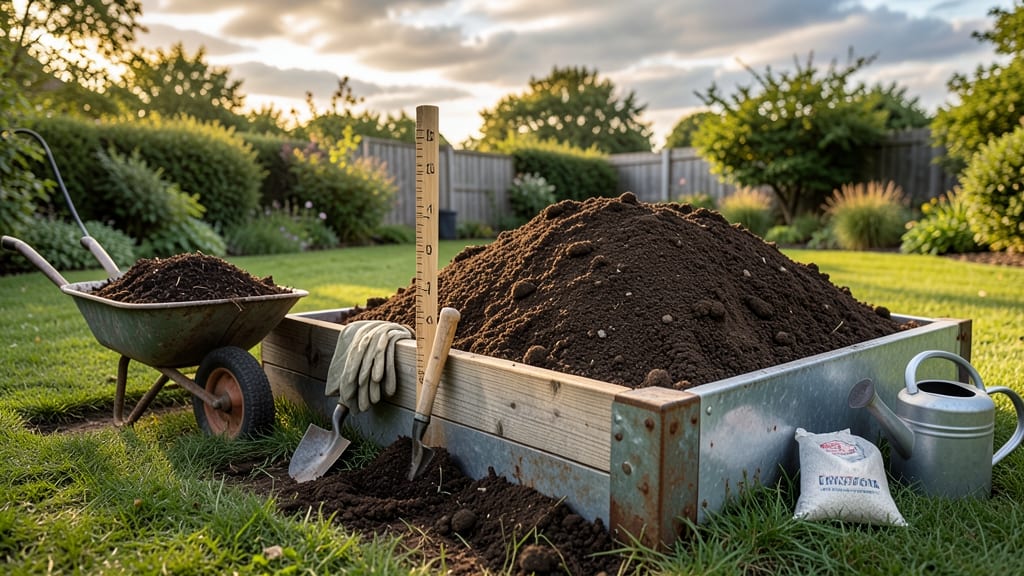 How Much Soil to Fill a Raised Garden Bed: Math-Based Formula for Perfect Depths
