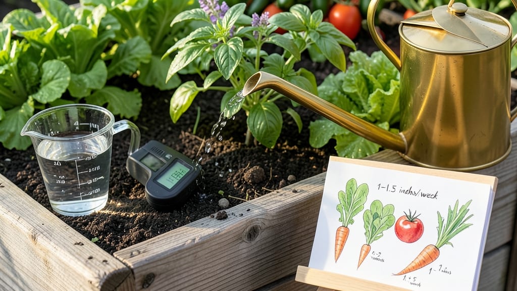 How Much Water Does a Vegetable Garden Need: Weekly Needs by Plant Type (With Drought Tips)