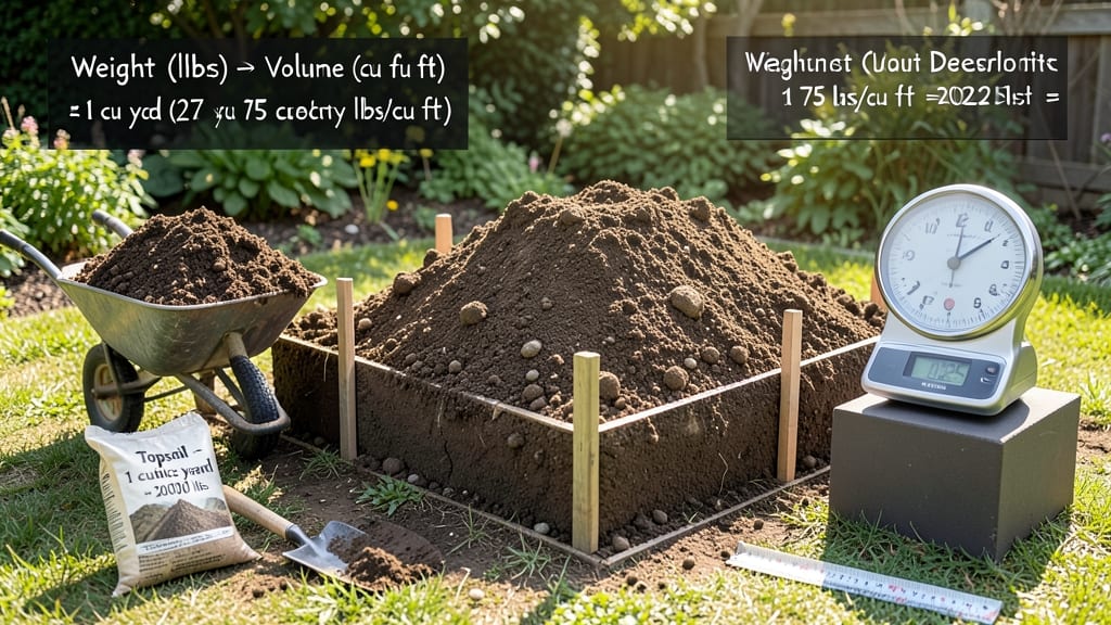 How Much Does a Yard of Garden Soil Weigh: Exact Pounds by Type and Why It Matters