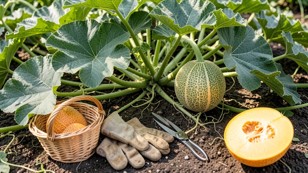 When to Harvest Cantaloupe from Garden: 3 Signs Your Fruit Is Ripe (No Guesswork)