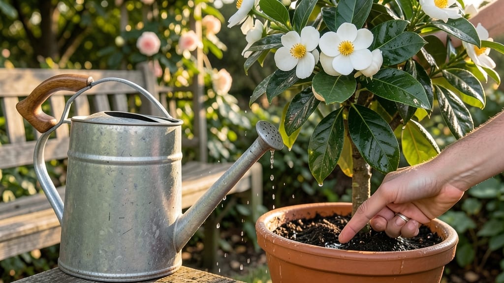 How Much Water Do Gardenias Need: Soil Check Method for Thriving Blooms