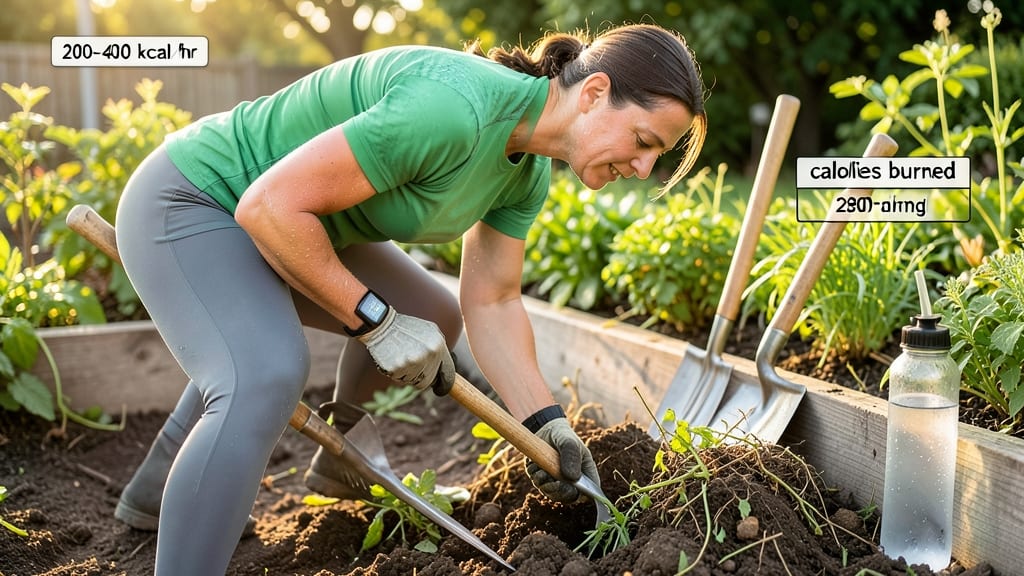 Calories Burned Gardening: Exact MET Values by Task and Time Savings