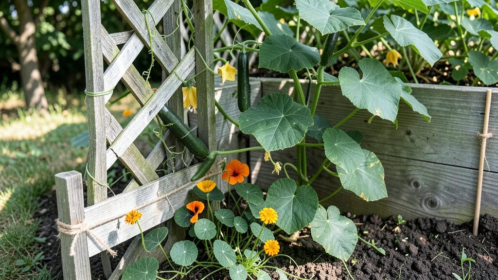 Garden Bed Trellis Ideas: Space-Saving Vertical Designs for Climbing Plants