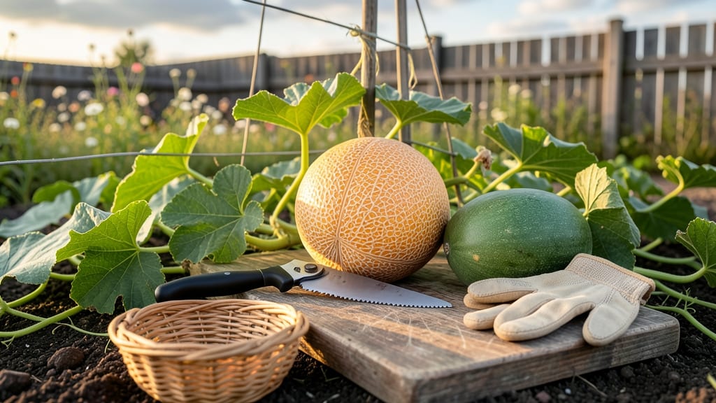When to Pick Cantaloupe From Your Garden: 3 Signs Your Melons Are Ripe (No Guesswork)