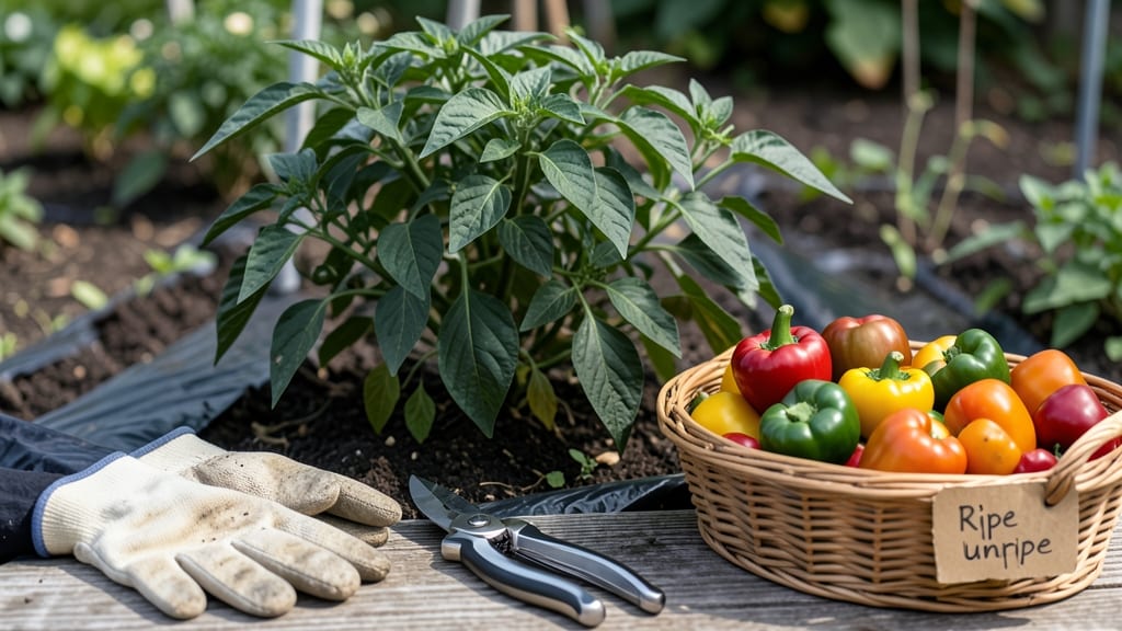 When to Pick Peppers from Garden: Color-Coded Ripeness Chart for Peak Flavor