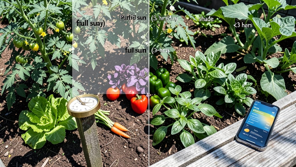 How Much Sunlight Does a Vegetable Garden Need: Daily Hours by Crop Type